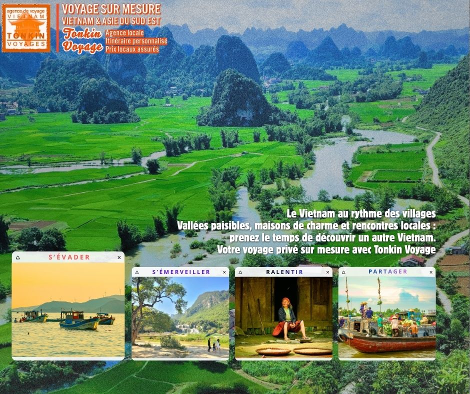 Voyage au Vietnam hors des grandes villes : villages et vall&eacute;es et petites &eacute;tapes de charme